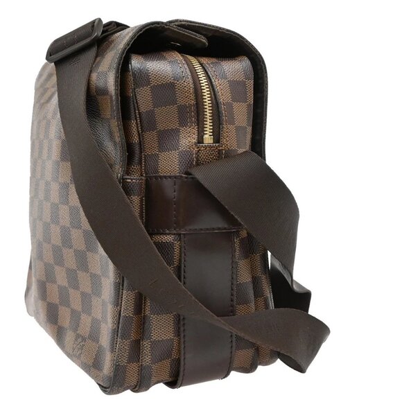 LOUIS VUITTON Naviglio Shoulder Bag Damier Ebene Leather Brown N45255 35KB609 - Picture 2 of 16